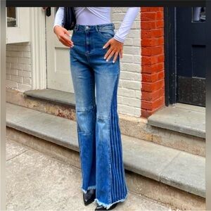 BNWT Blue B Rhinestone Flare Jeans
